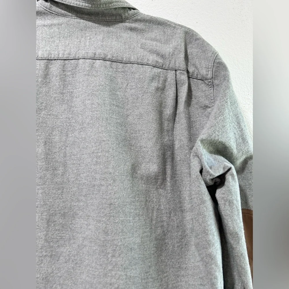 j crew shacked/ Gray Button-Down Shirt
